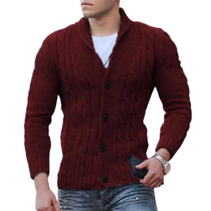 Bino Cardigan | Chaqueta de punto con cuello en V para hombre