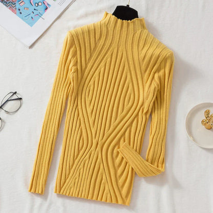 Dara| Jersey de cuello alto medio para mujer