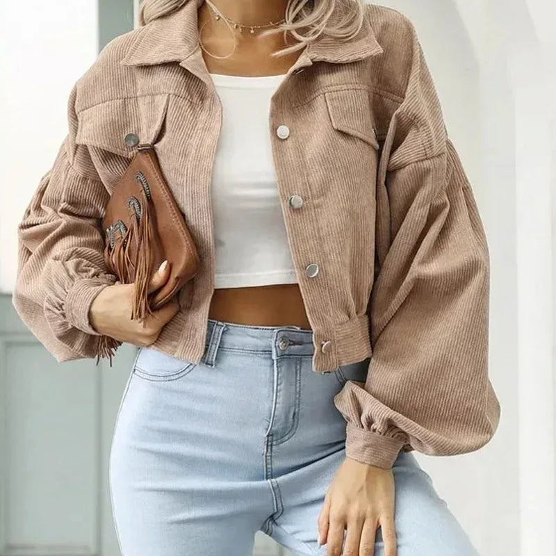 Camille - Elegante chaqueta de pana