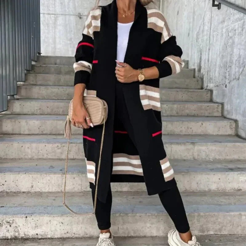 Jersey largo a rayas Skybod para mujer