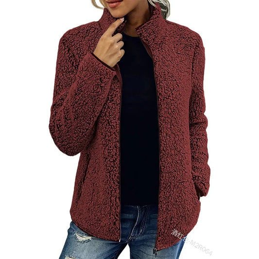 Chaqueta polar de invierno para mujer | tryne