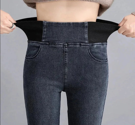 Vaqueros pitillo de cintura alta Loock para mujer