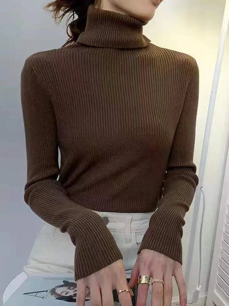 Jersey de cuello alto Margareta
