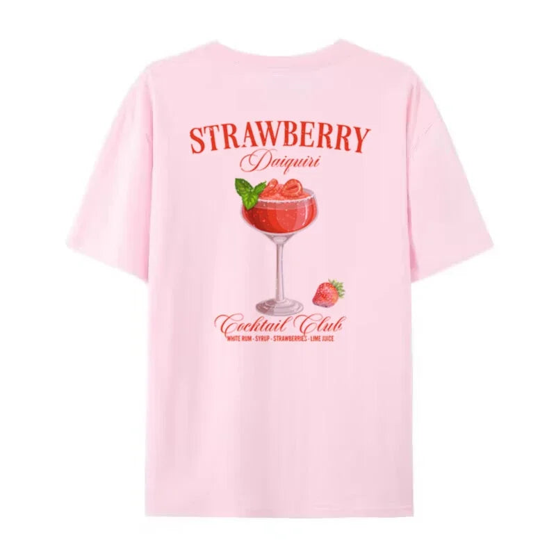 Camiseta | Oversized Daquiri | Algodón, estampado único en la espalda | Perfecta para días informales