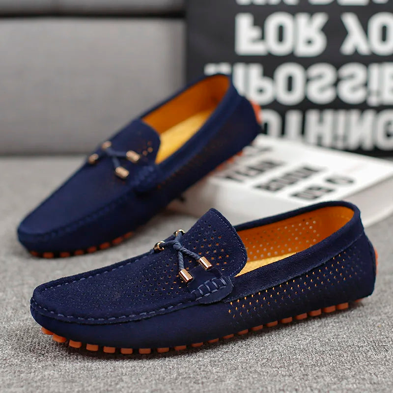 Męskie Buty Mokasyny Casual