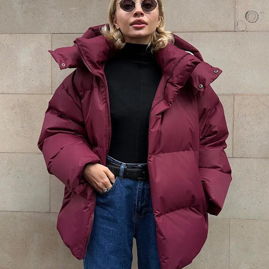 Dinette Coat | Abrigo abullonado oversize