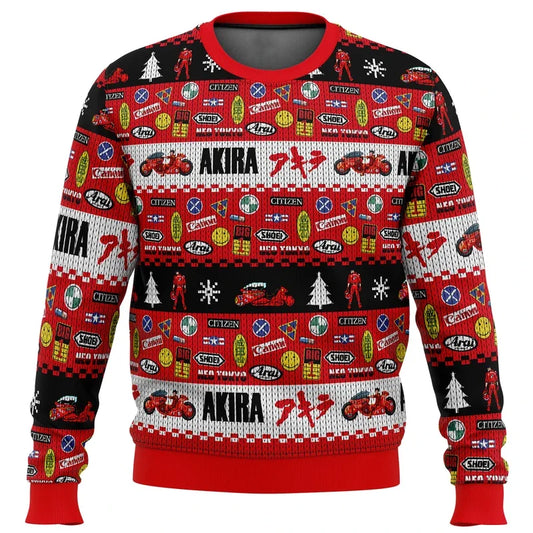 Markus | Cálido jersey con escote redondo y estampados navideños en 3D para hombre y mujer