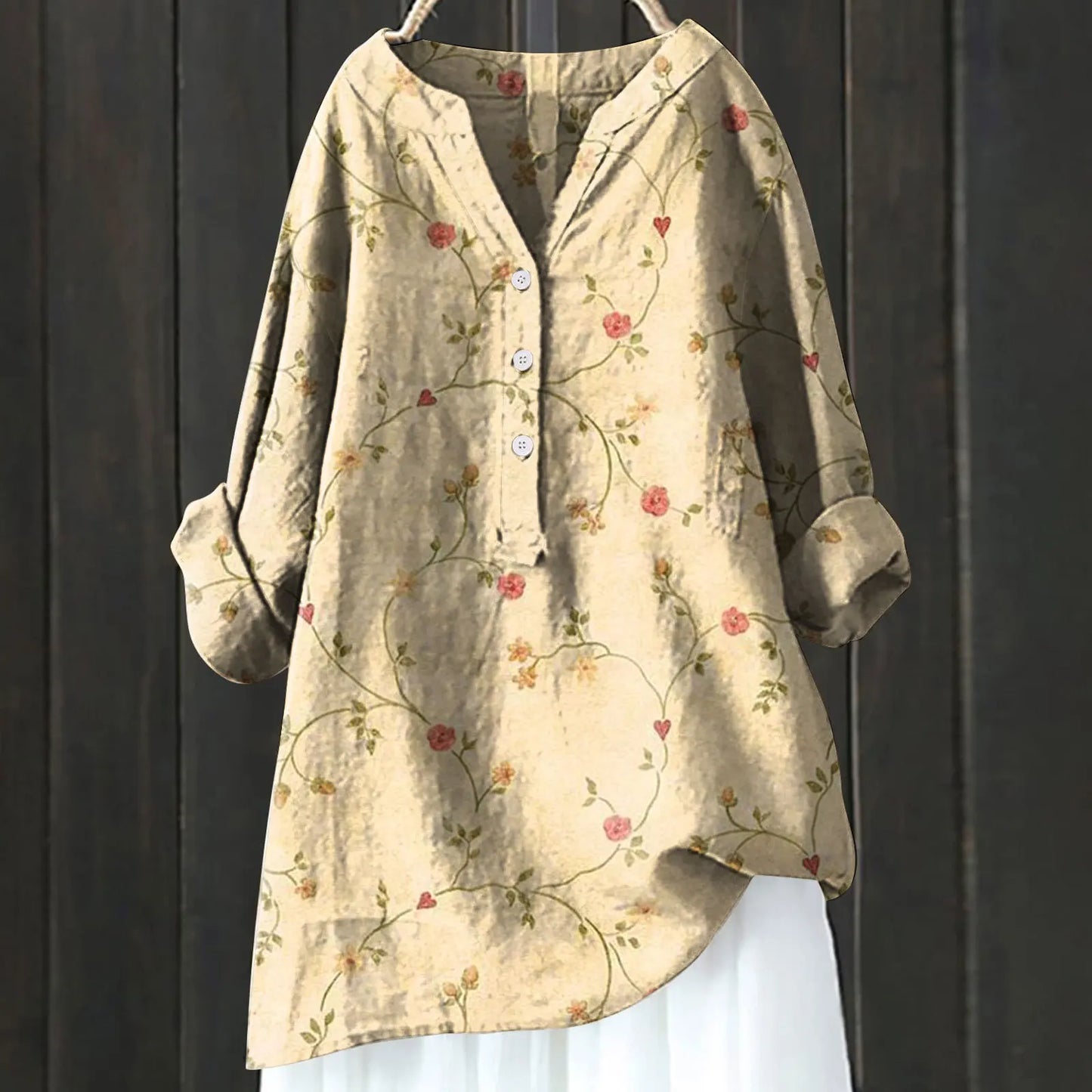 Qinna | camisa de lino y algodón
