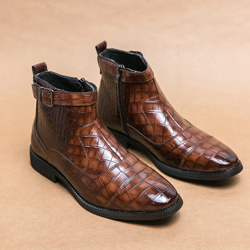 Vortexa™ Elegantes botas con hebilla