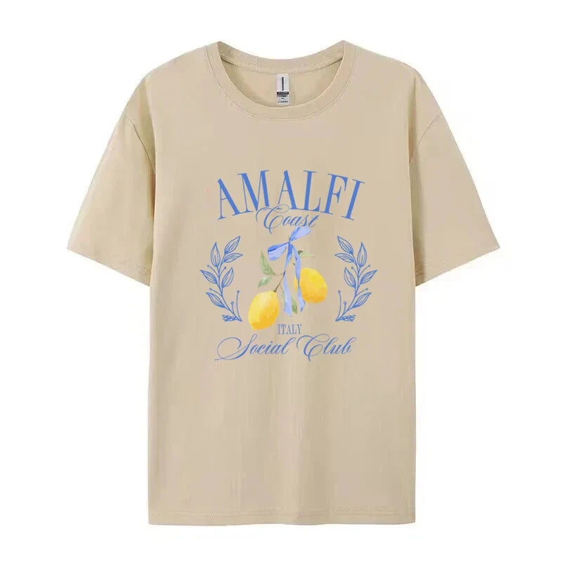 Camiseta | Colección Amalfi | Aireada, diseño atemporal, corte relajado | Perfecta para ocasiones informales y formales