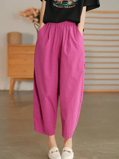 Pantalones de verano de algodón