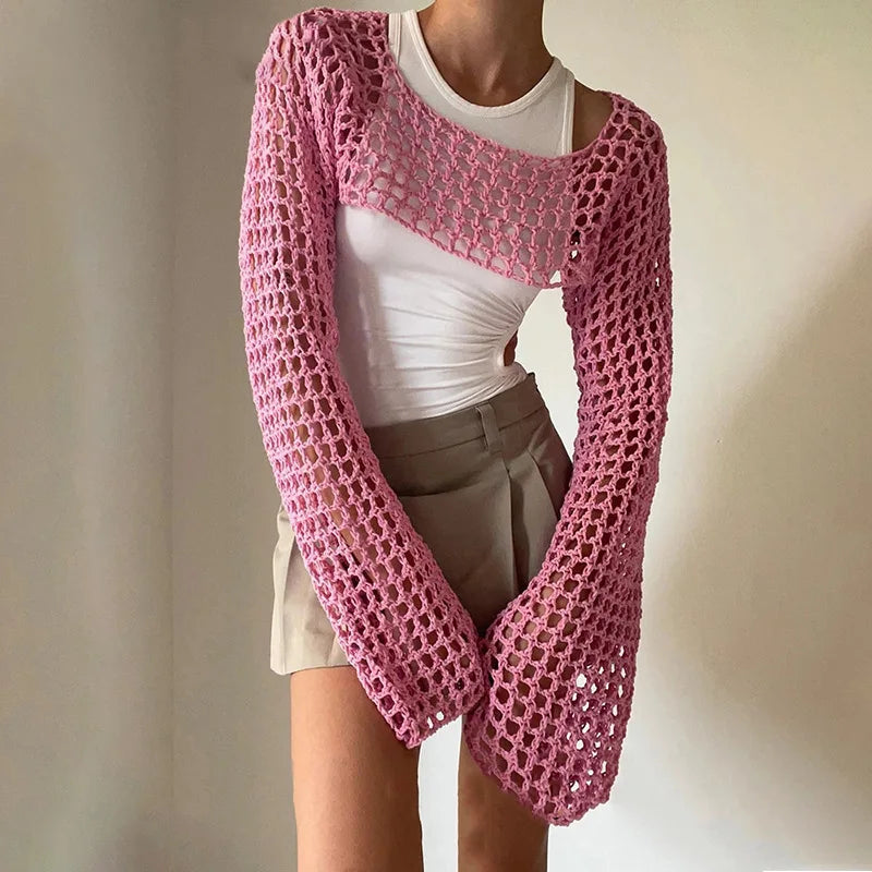 Top de malla para mujer