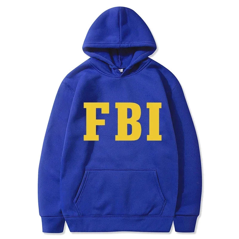 Paulo | Cálidas sudaderas unisex con estampado del FBI