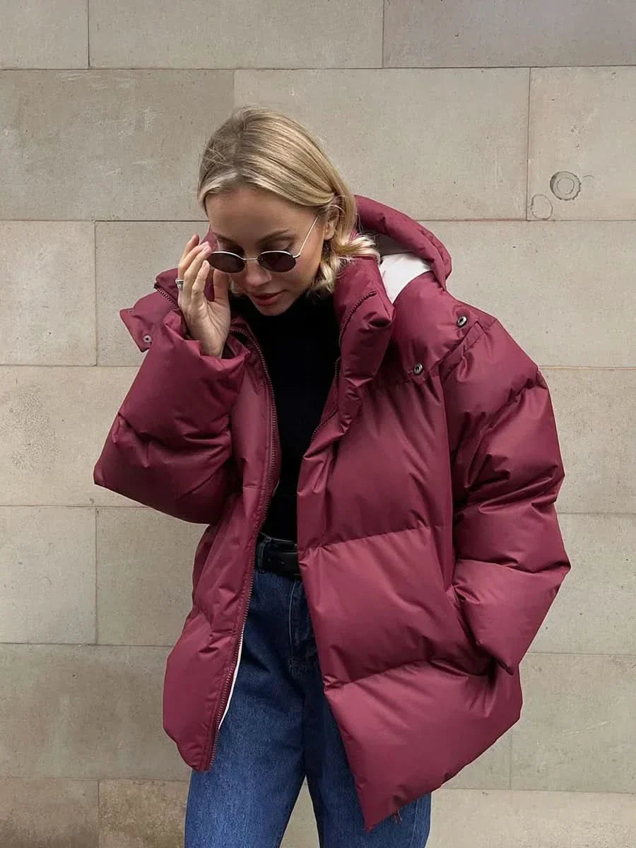 Chaqueta acolchada y chic para mujer
