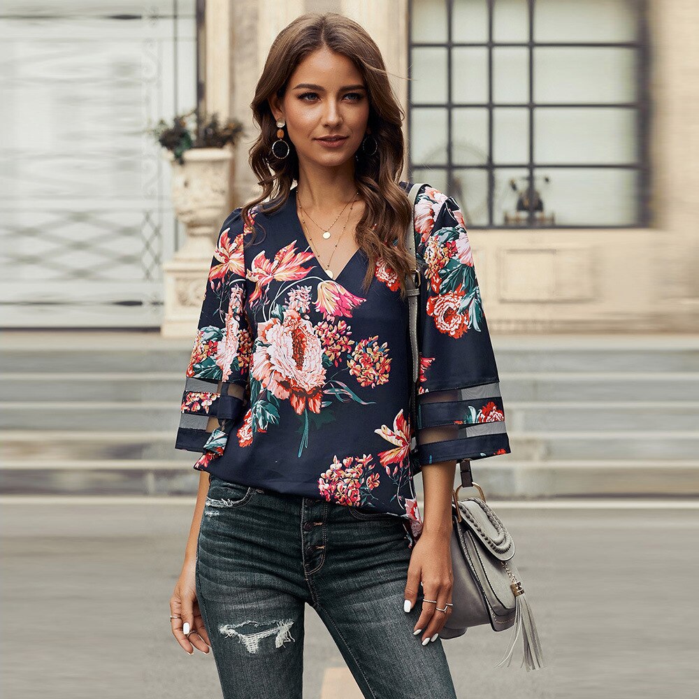 Blusa Laura | Blusa suelta para mujer