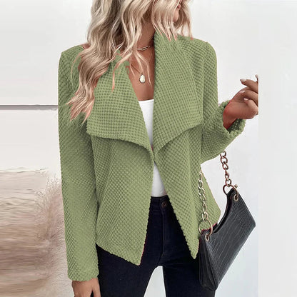 Elegante bata de oficina para mujer