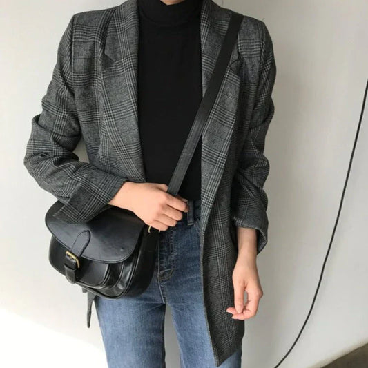 Flina | blazer con chaqueta a cuadros
