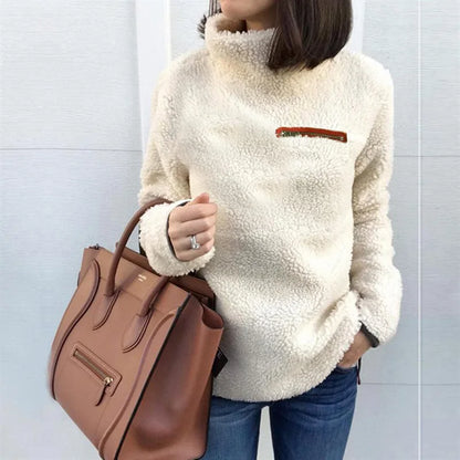 Kimberly - Suave jersey de invierno de cuello alto