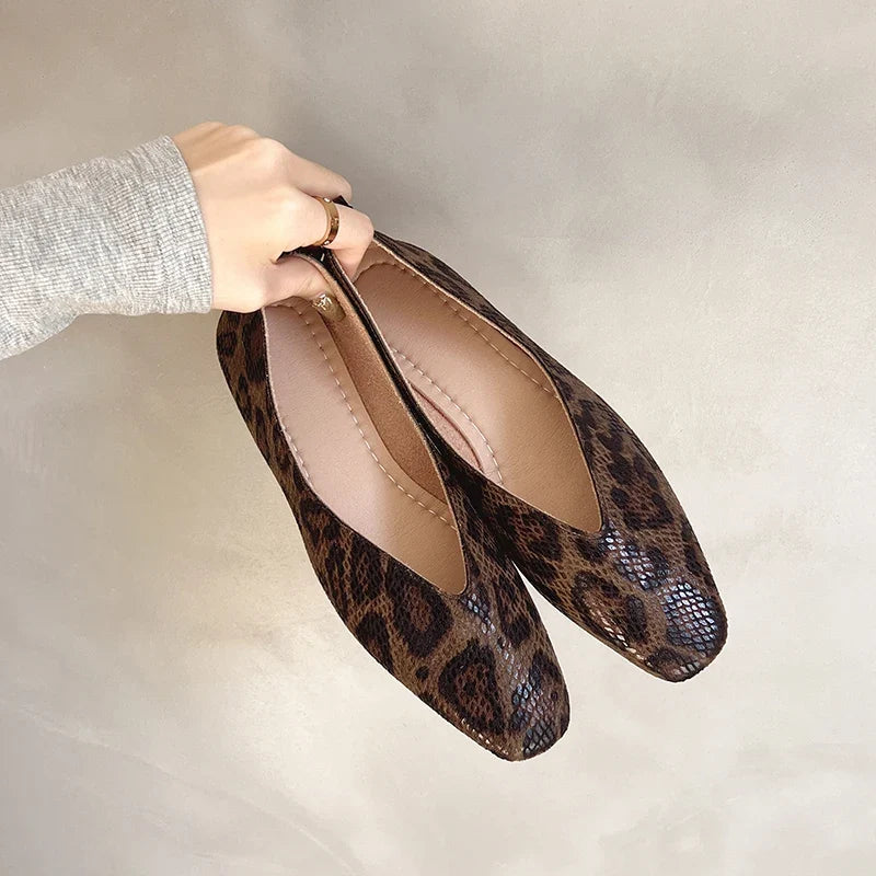 Damskie Eleganckie Wsuwane Baleriny