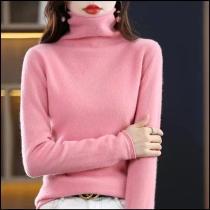 Noimee | Jersey de punto con cuello alto y corte entallado para mujer