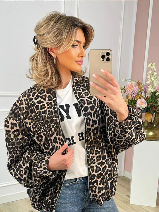 Lanie | Chaqueta de leopardo