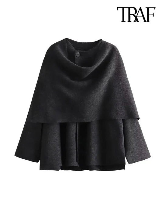 Chaqueta Cuello Chal Mujer, Chaqueta con Estilo | Elegante | Cómoda | Perfecta para Otoño/Invierno