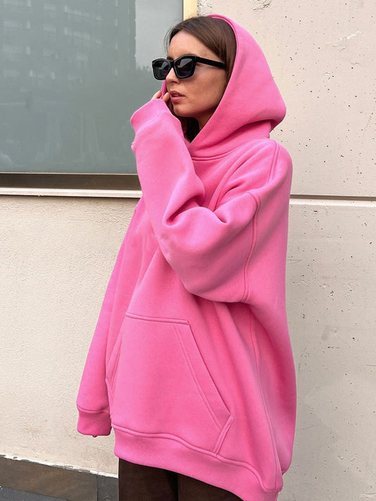 Elisa | Cómoda sudadera oversize con bolsillo delantero - ideal para otoño/invierno
