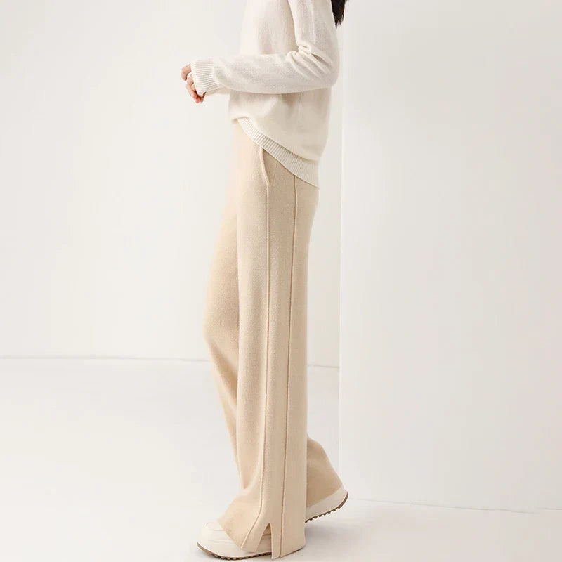 Emma | Pantalones anchos | Comodidad y estilo | Mezcla de lana de lujo