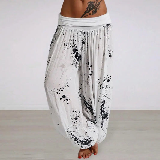 Pantalones Tie Dye con estampado para mujer