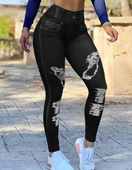 Vaqueros sin costuras Saqua de mujer