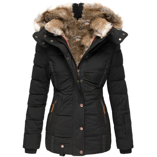 Parka de invierno con cremallera