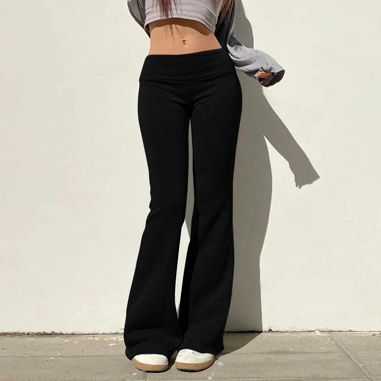 Sophie | Pantalones acampanados ajustados | Casual Chic | Tejido cómodo