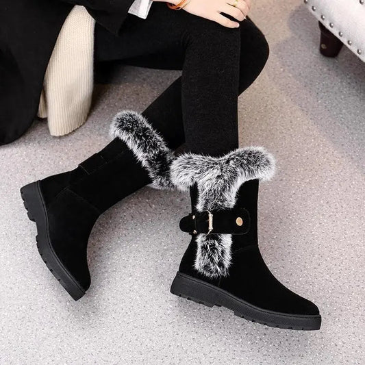 Queenette Boots | Botas de invierno con forro de piel sintética