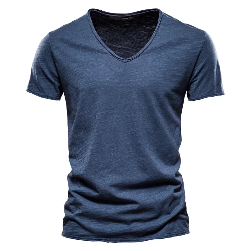 Męski Koszulka V Neck