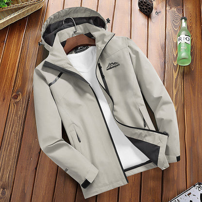 Chubasquero casual ligero e impermeable para hombre | Ideal para otoño/invierno