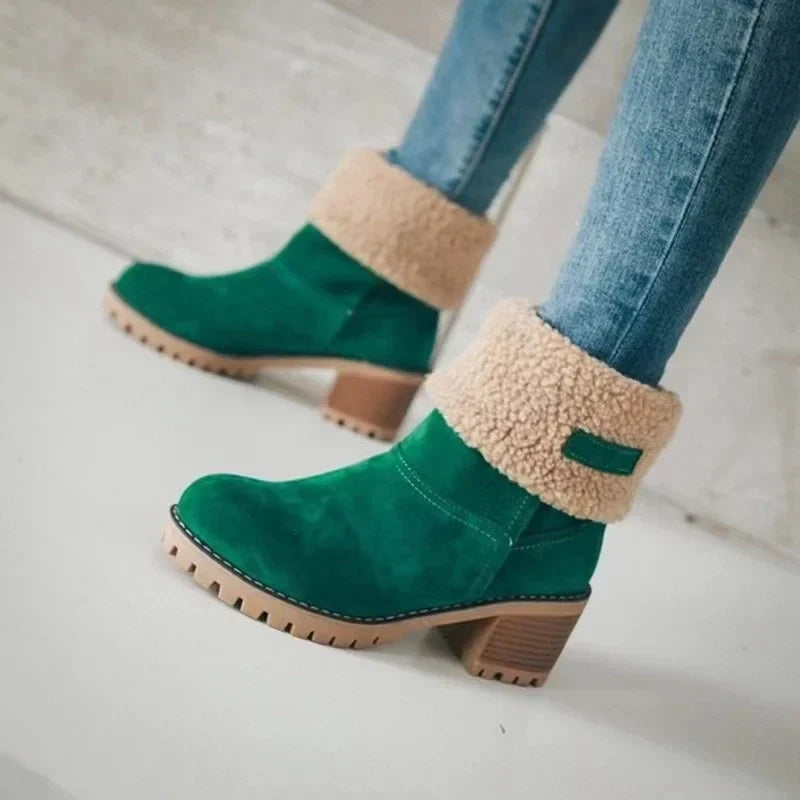 Kalvira™ | Botas de invierno cálidas con cuello abatible