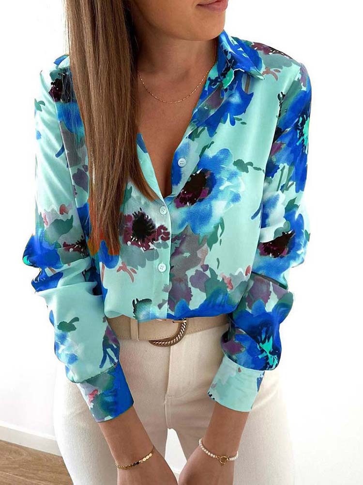JennsBlouse I Blusa Con Estampado Floral Para Mujer