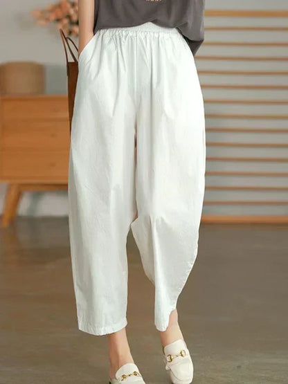Pantalones de verano de algodón