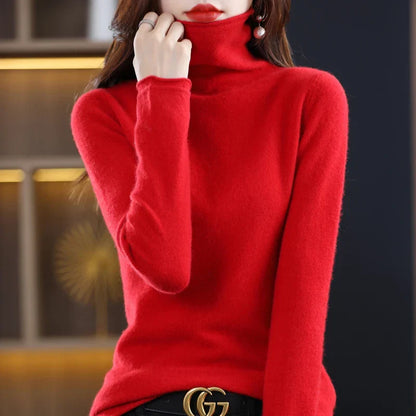Noimee | Jersey de punto con cuello alto y corte entallado para mujer