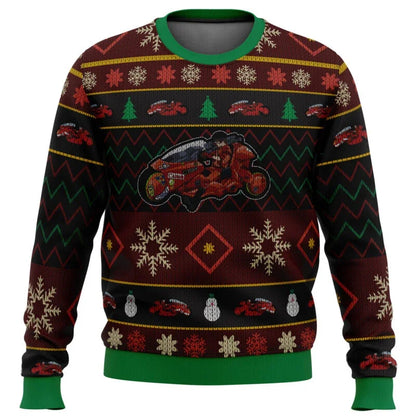 Markus | Cálido jersey con escote redondo y estampados navideños en 3D para hombre y mujer
