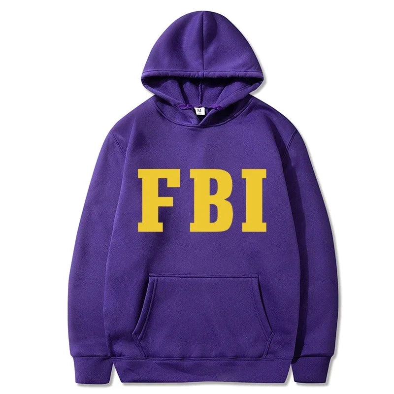 Paulo | Cálidas sudaderas unisex con estampado del FBI