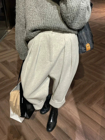 Mila | Pantalones de lana | Confort elegante | Tejido de lujo