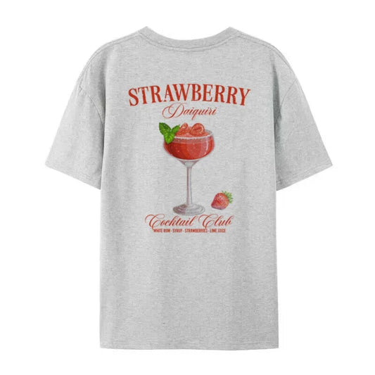 Camiseta | Oversized Daquiri | Algodón, estampado único en la espalda | Perfecta para días informales