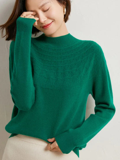 Jersey de invierno Dako con cuello moca