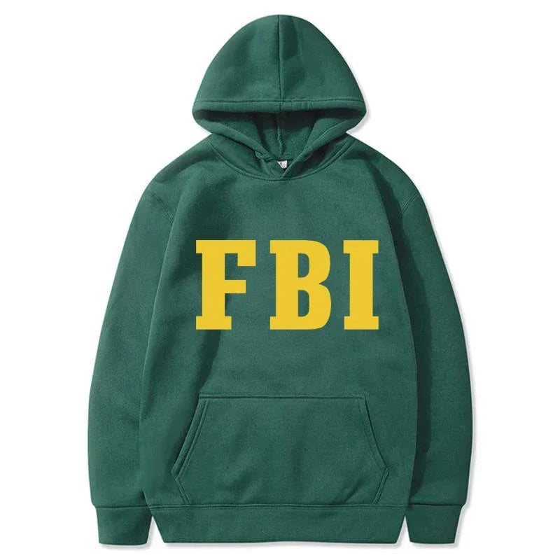 Paulo | Cálidas sudaderas unisex con estampado del FBI
