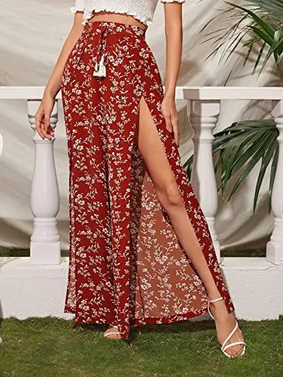 Pantalones anchos moda verano