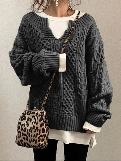 Rylie - moderno jersey de invierno de punto