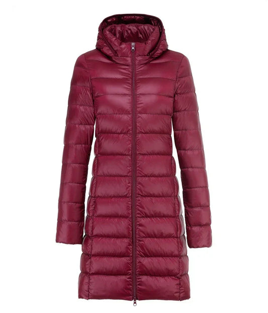 Arlithra™ | Chaqueta larga de plumón ligero