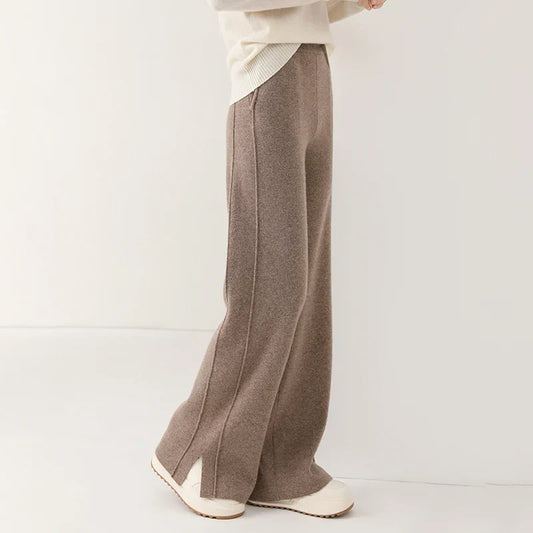 Emma | Pantalones anchos | Comodidad y estilo | Mezcla de lana de lujo
