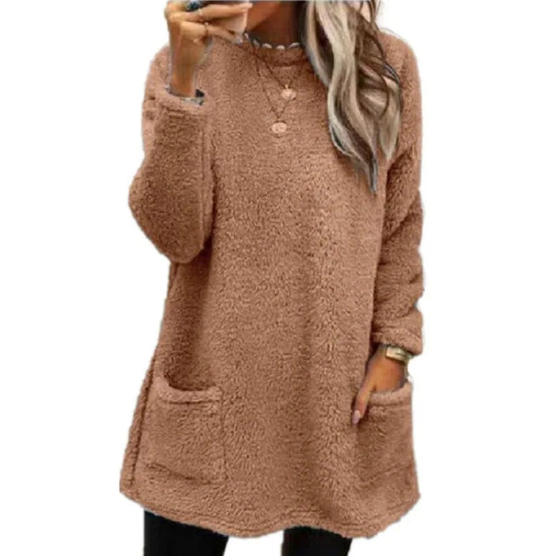 Romi - cálido jersey oversize con bolsillos